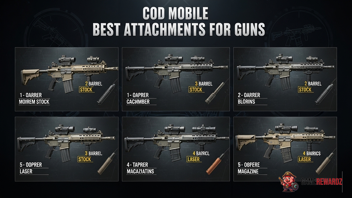 COD Mobile Best Attachments for Guns